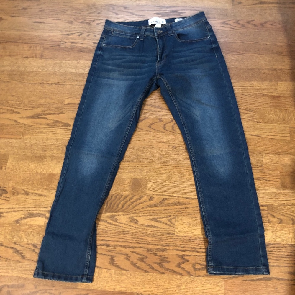 PaperDenimCloth Straight Leg Jeans 32x30 Distressed